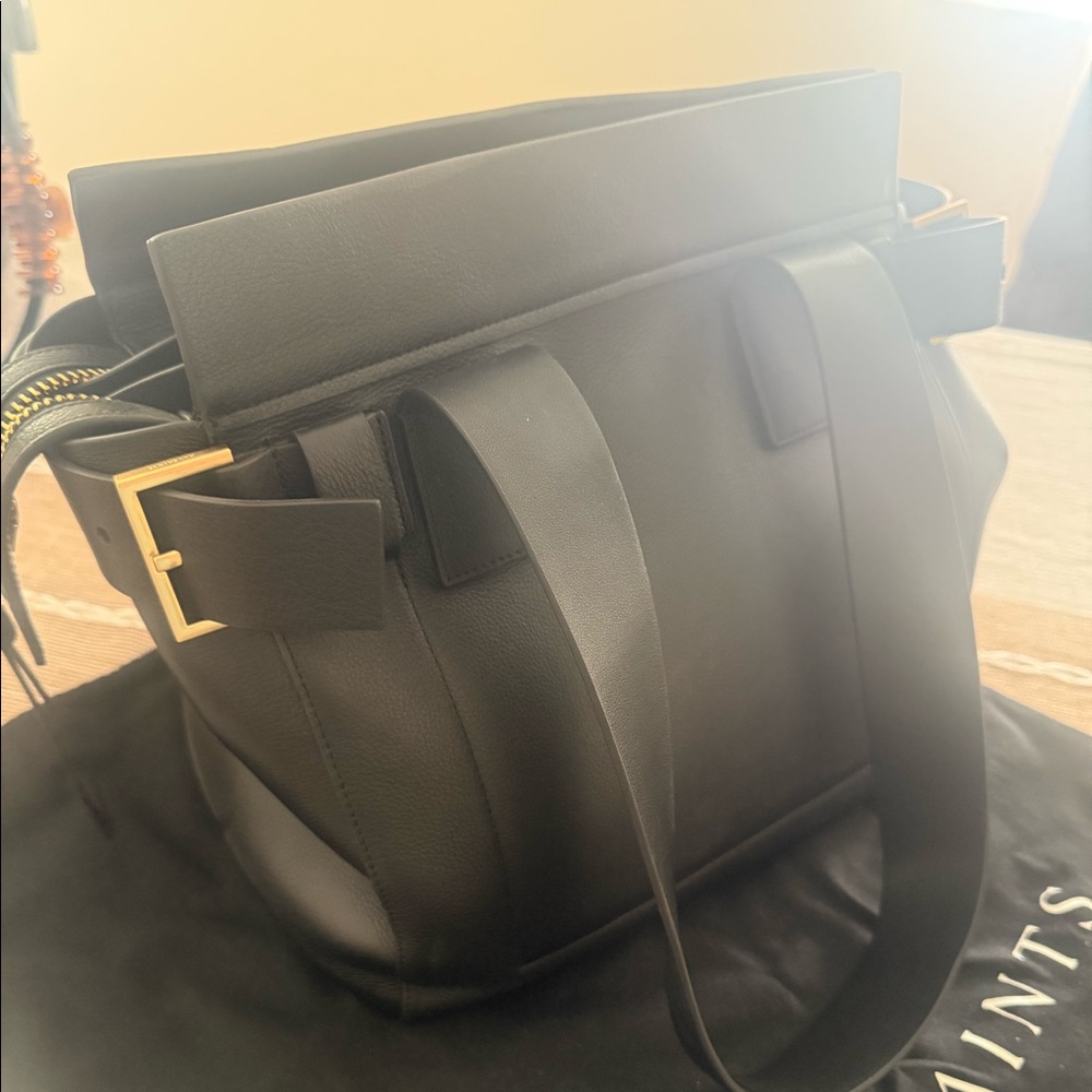 ALL SAINTS LEATHER BAG - Picture 3 of 8